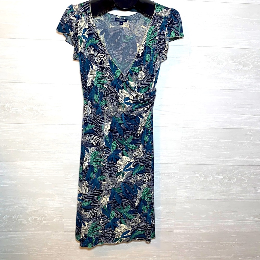 Gorgeous Max Edition Mock Wrap Midi Dress